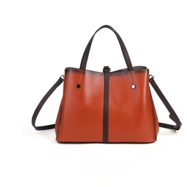 Joline™ – Echtleder Handtasche mit floralem Vintage-Design