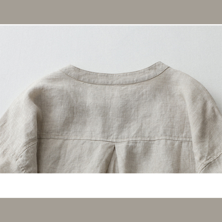 Oana™ | Luftige Baumwoll-Leinen-Bluse
