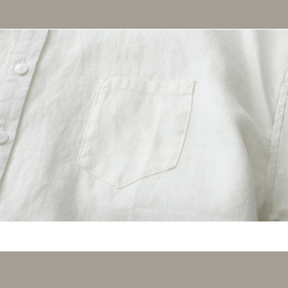 Oana™ | Luftige Baumwoll-Leinen-Bluse