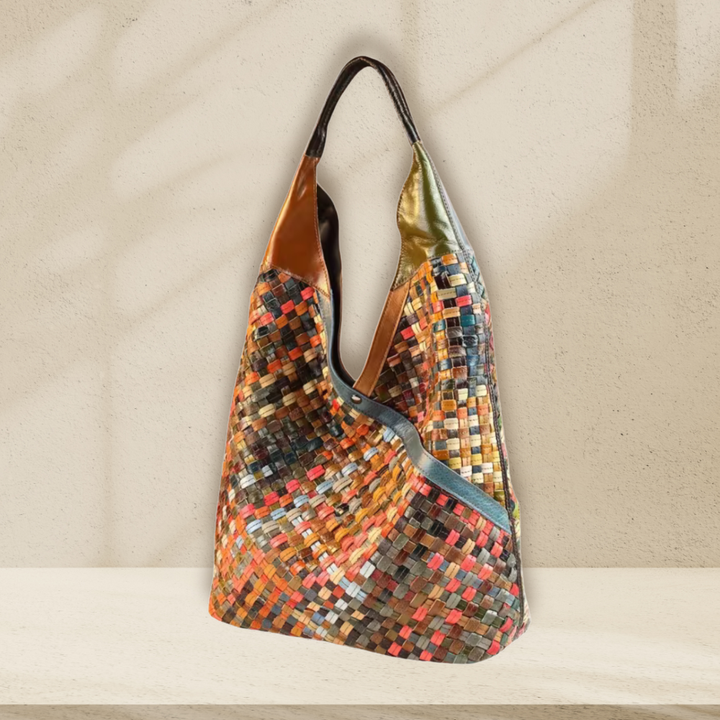 Fiorella™ – Gewebte Echtleder Tote Bag