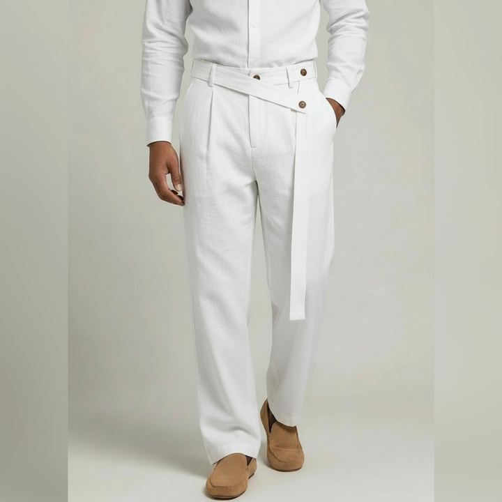 Liam | Elegante Leinenhose