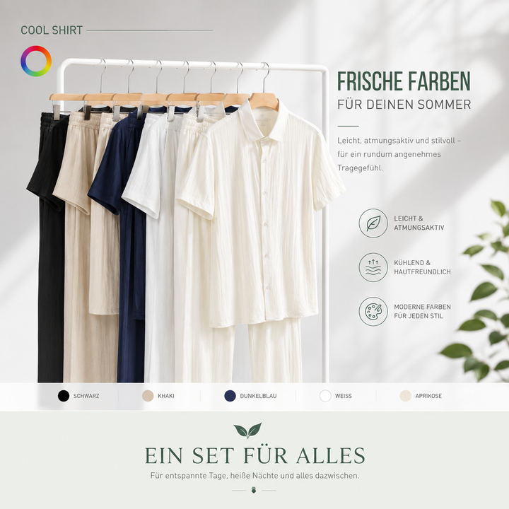 Roman™ | Premium Ice Silk-Baumwolle Sommer-Set