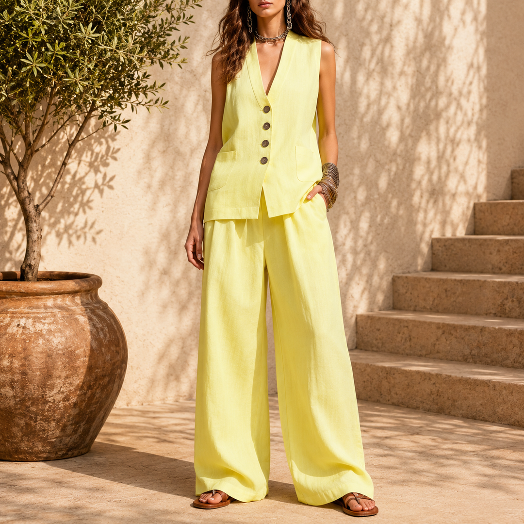 Cloe™ | Elegantes Leinen-Set