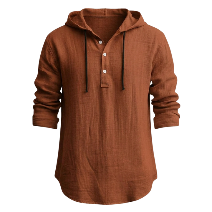 Sandro | Relaxed Linen Hoodie Hemd