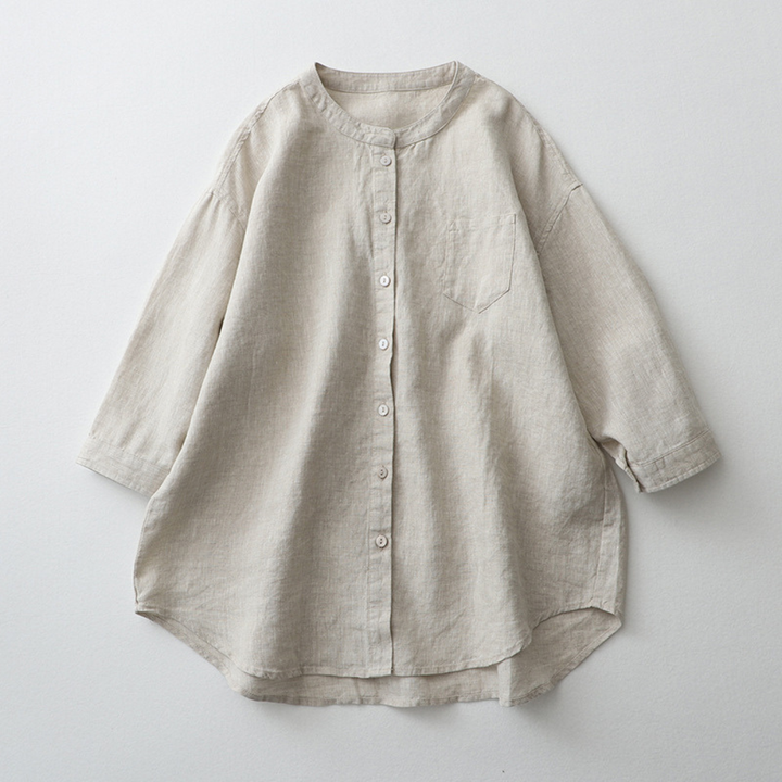 Oana™ | Luftige Baumwoll-Leinen-Bluse