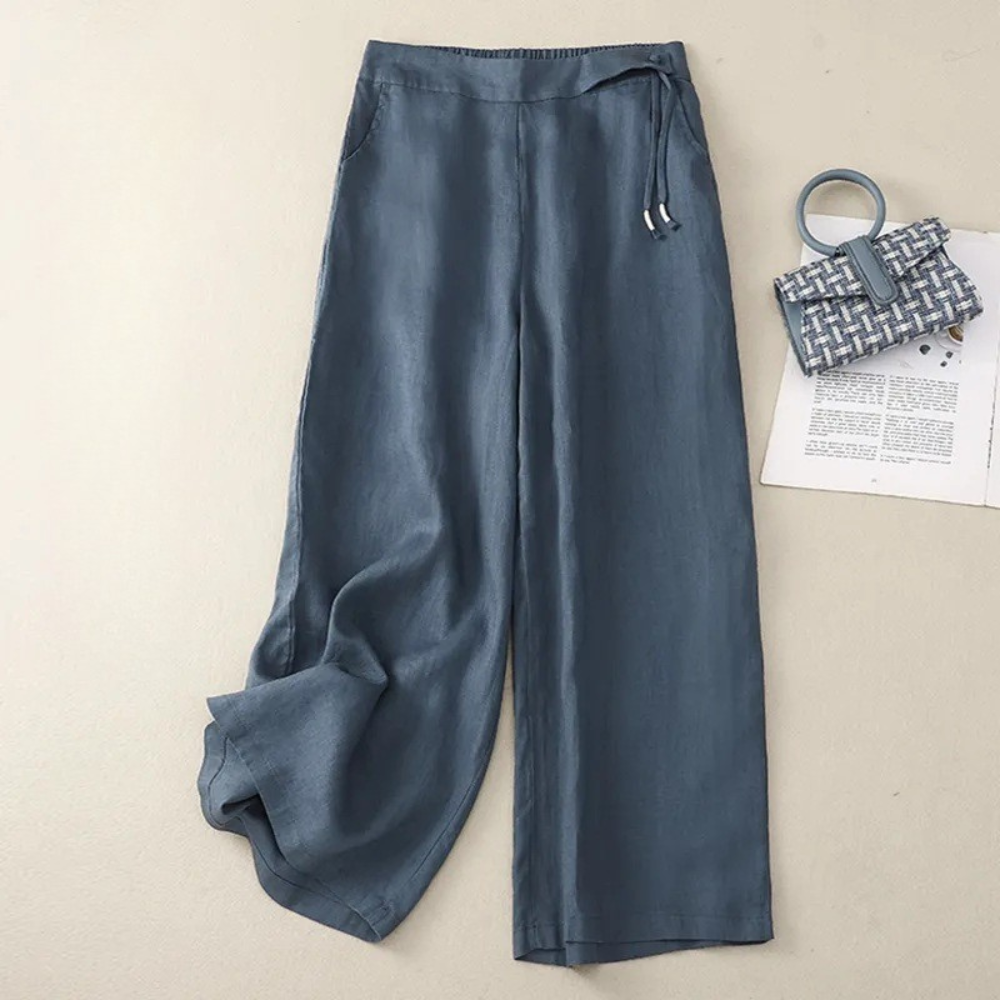 Amara™ | Premium Weite Leinenhose