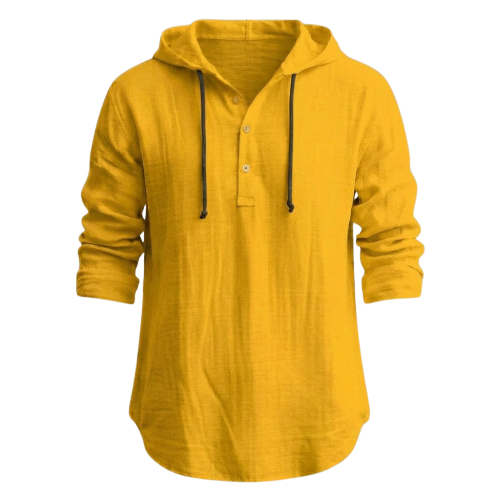 Sandro | Relaxed Linen Hoodie Hemd