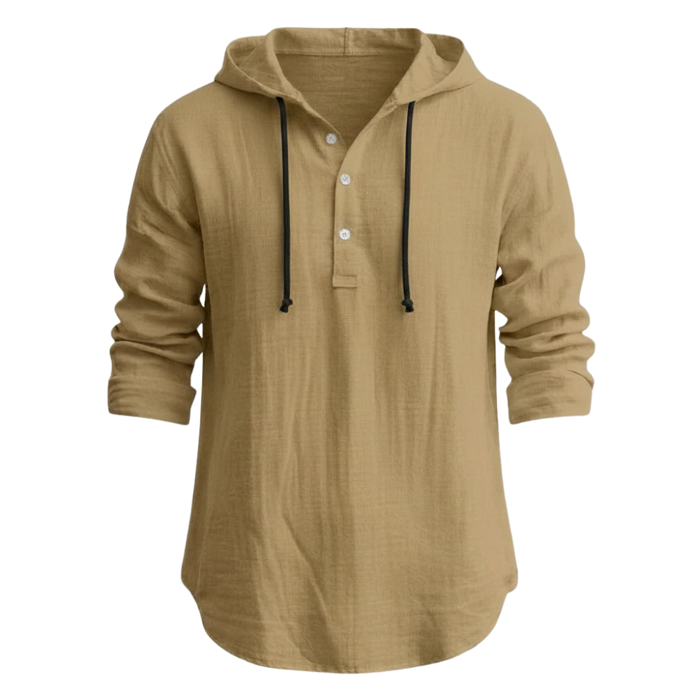 Sandro | Relaxed Linen Hoodie Hemd