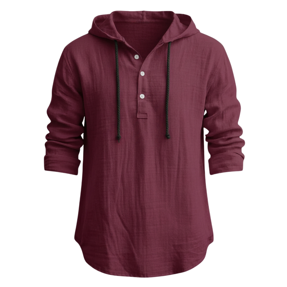 Sandro | Relaxed Linen Hoodie Hemd