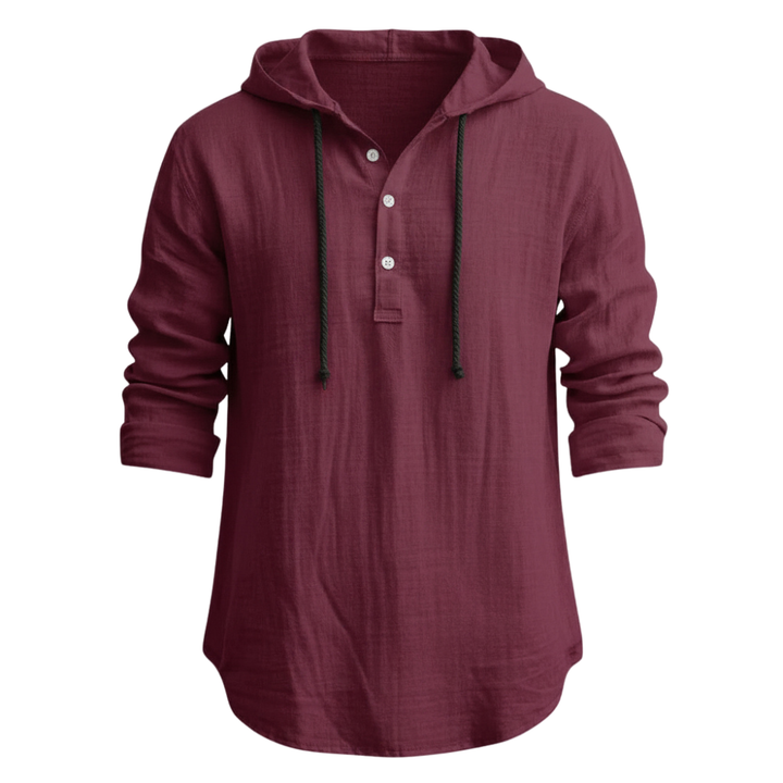 Sandro | Relaxed Linen Hoodie Hemd