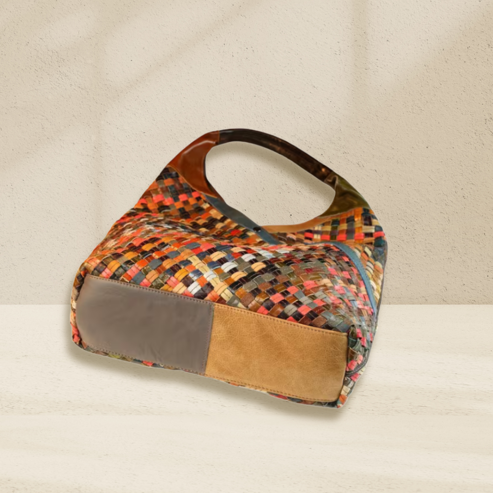 Fiorella™ – Gewebte Echtleder Tote Bag
