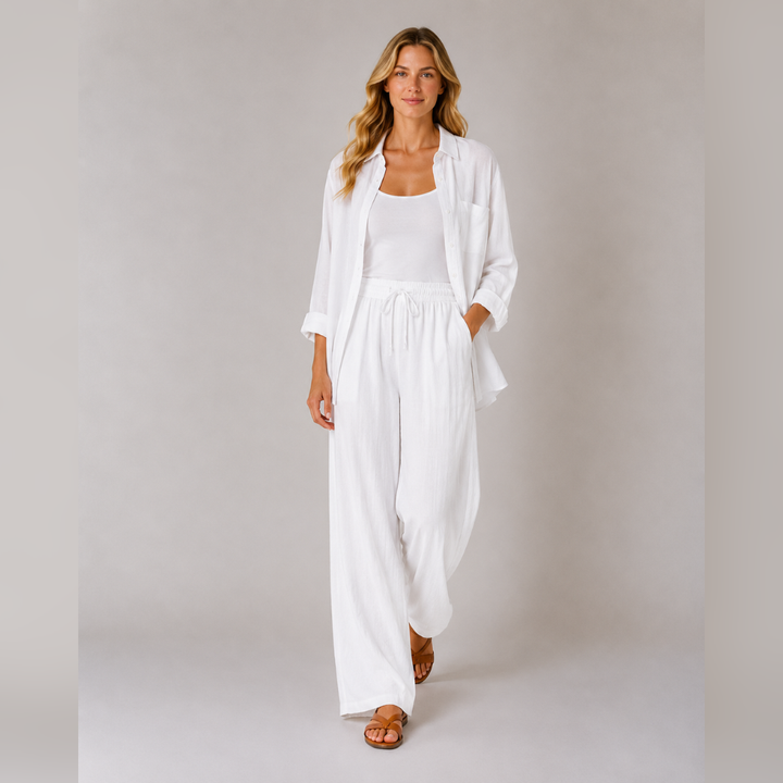 Lisa™ | Luftiges Leinen-Set