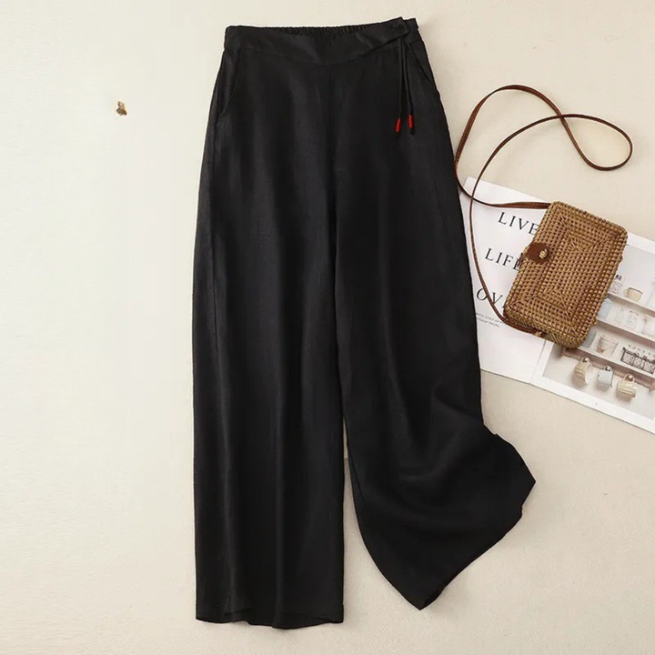 Amara™ | Premium Weite Leinenhose