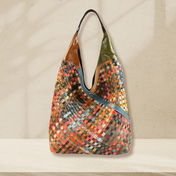 Fiorella™ – Gewebte Echtleder Tote Bag