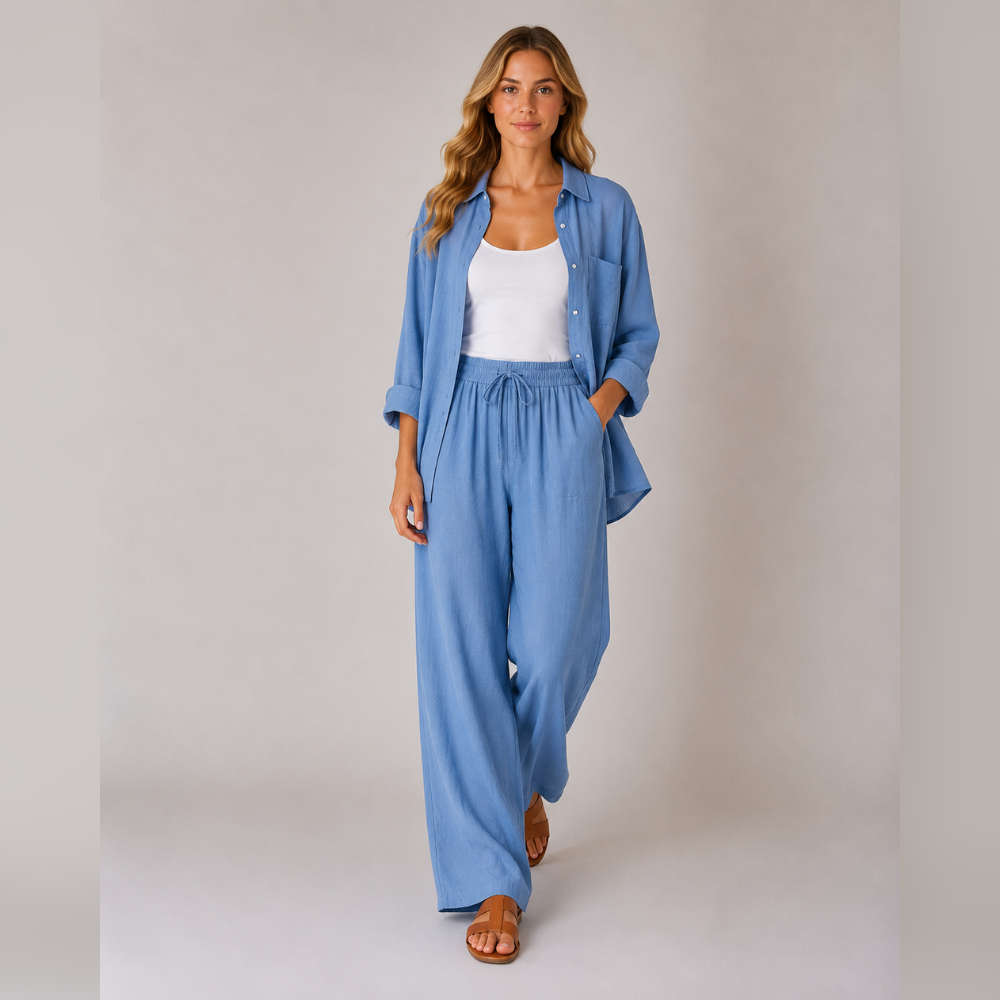 Lisa™ | Luftiges Leinen-Set