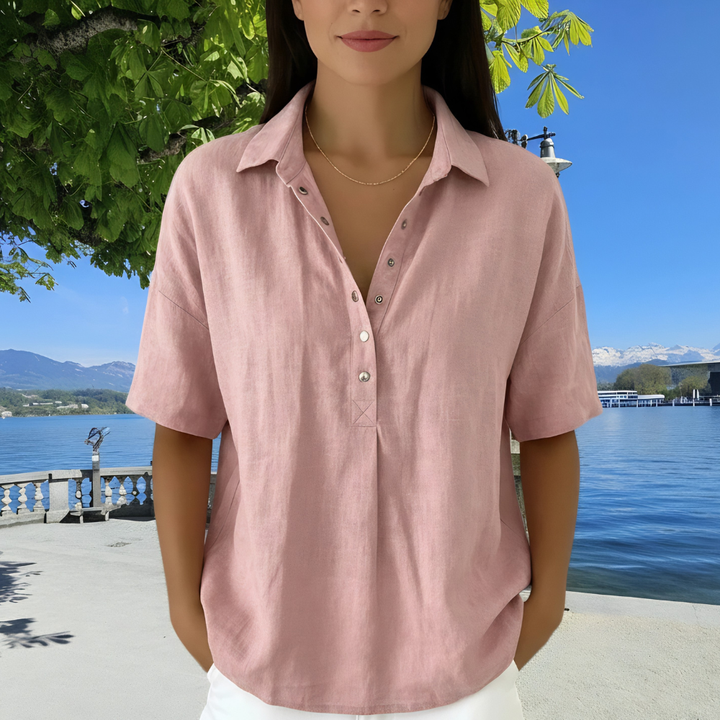 Lena | Klassische Kragenbluse