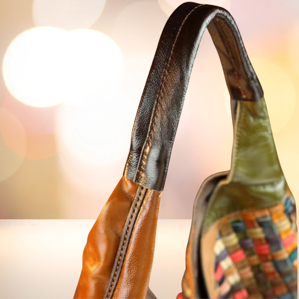 Fiorella™ – Gewebte Echtleder Tote Bag