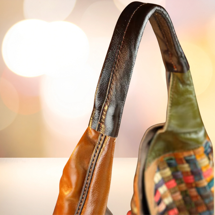 Fiorella™ – Gewebte Echtleder Tote Bag