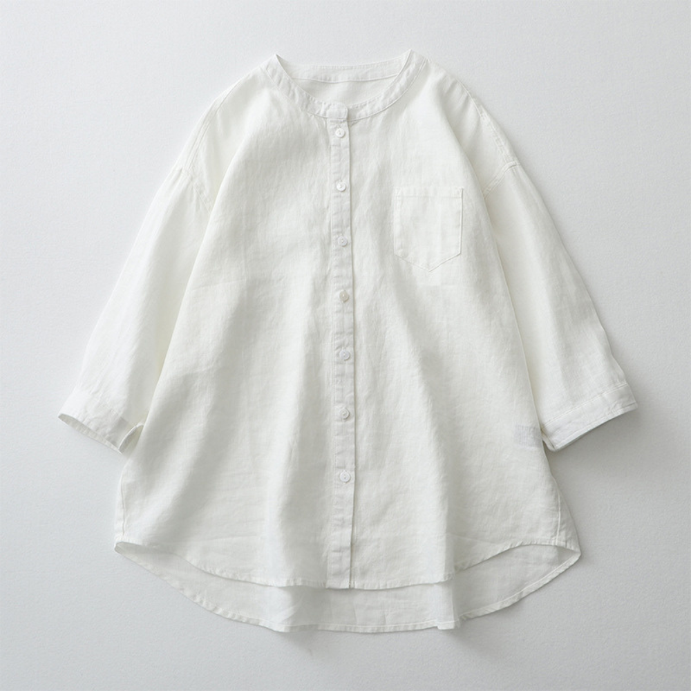 Oana™ | Luftige Baumwoll-Leinen-Bluse