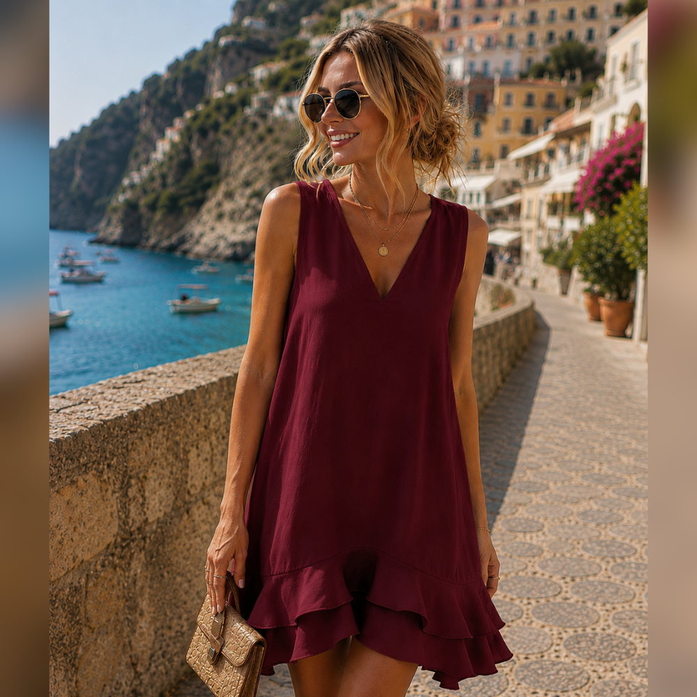 Amélie™ | Luftiges Volant-Sommerkleid