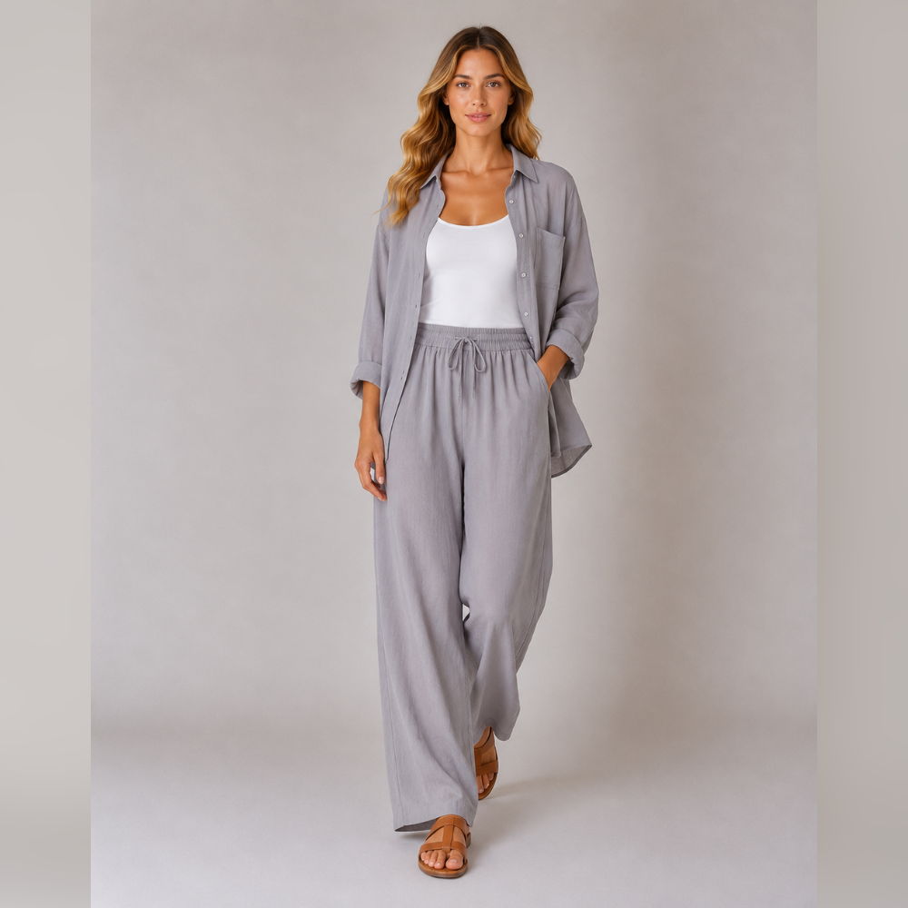 Lisa™ | Luftiges Leinen-Set