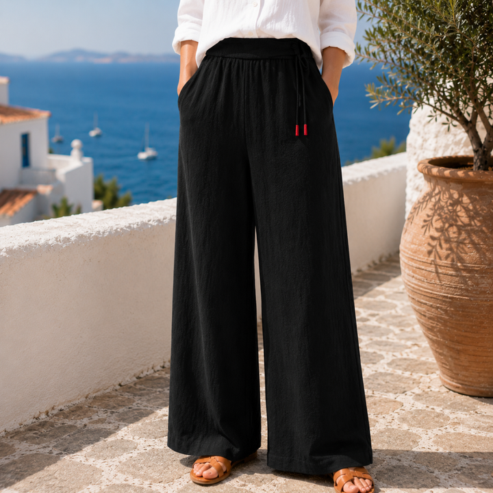 Amara™ | Premium Weite Leinenhose