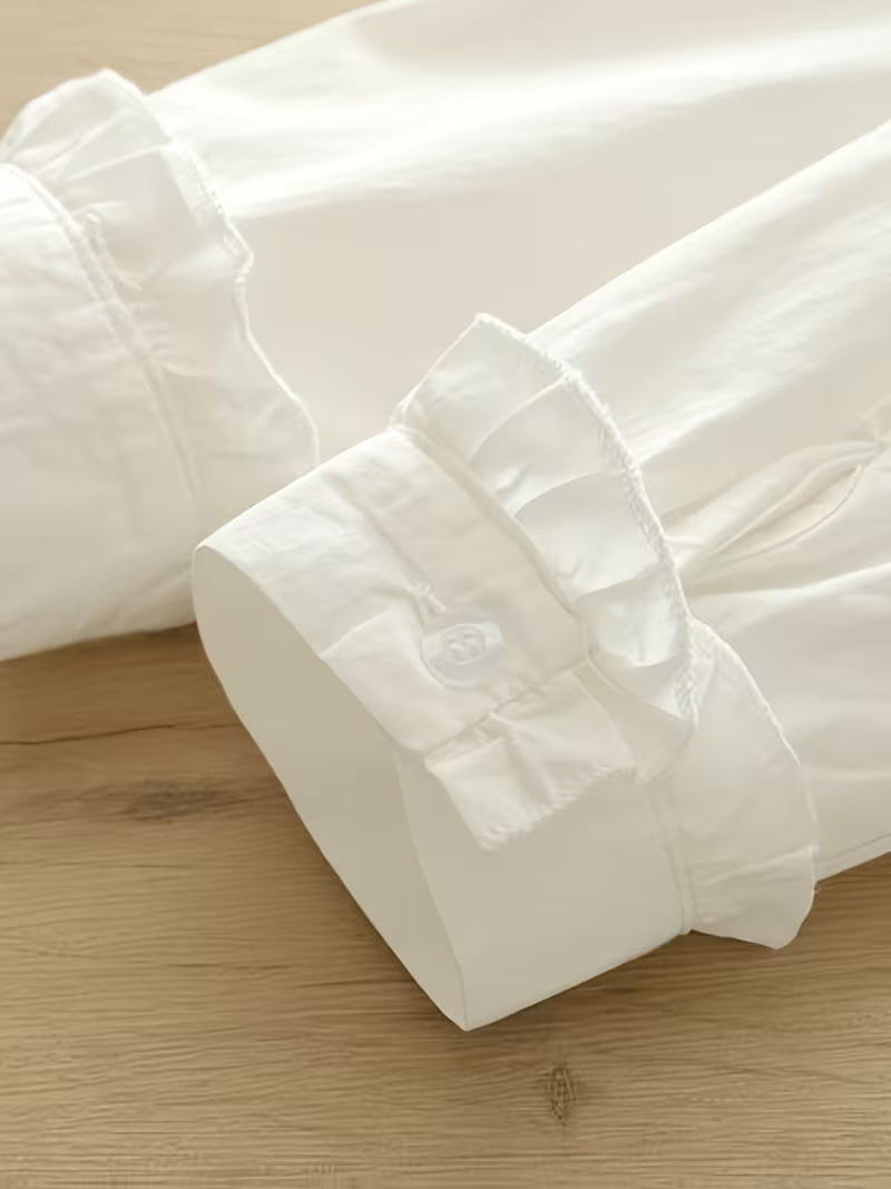 Julliette | Bestickte Baumwollbluse
