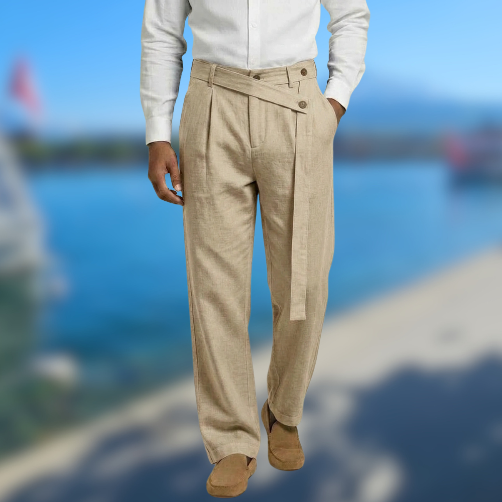Liam | Elegante Leinenhose