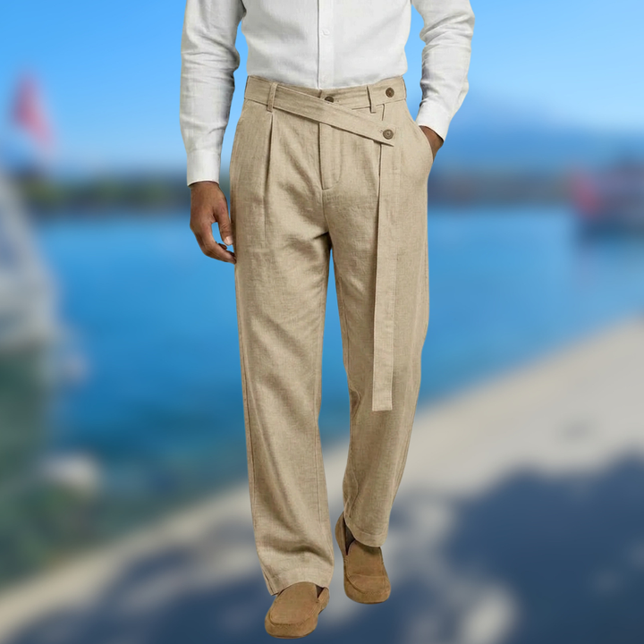 Liam | Elegante Leinenhose