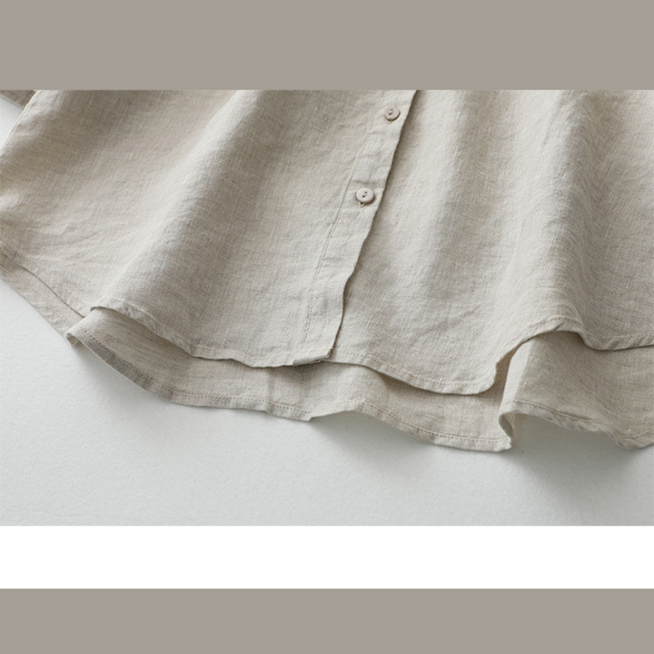 Oana™ | Luftige Baumwoll-Leinen-Bluse