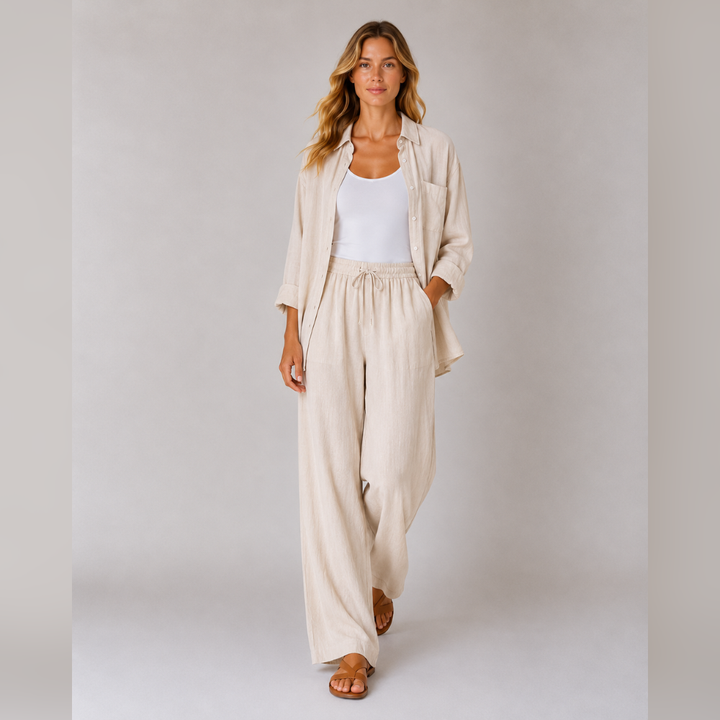 Lisa™ | Luftiges Leinen-Set