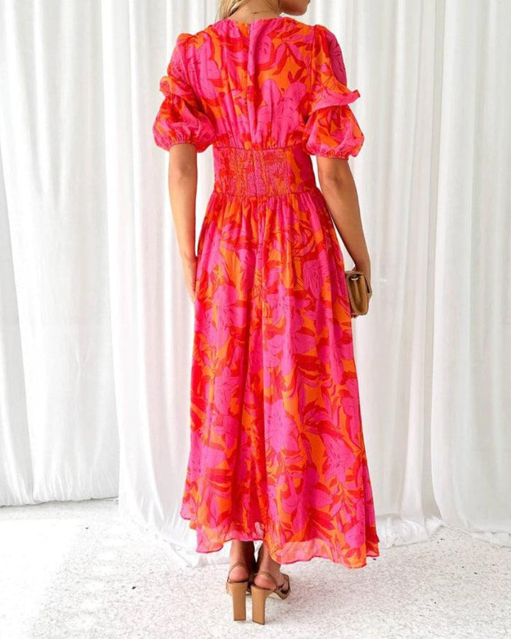 Livia │ Fließendes Maxi-Kleid