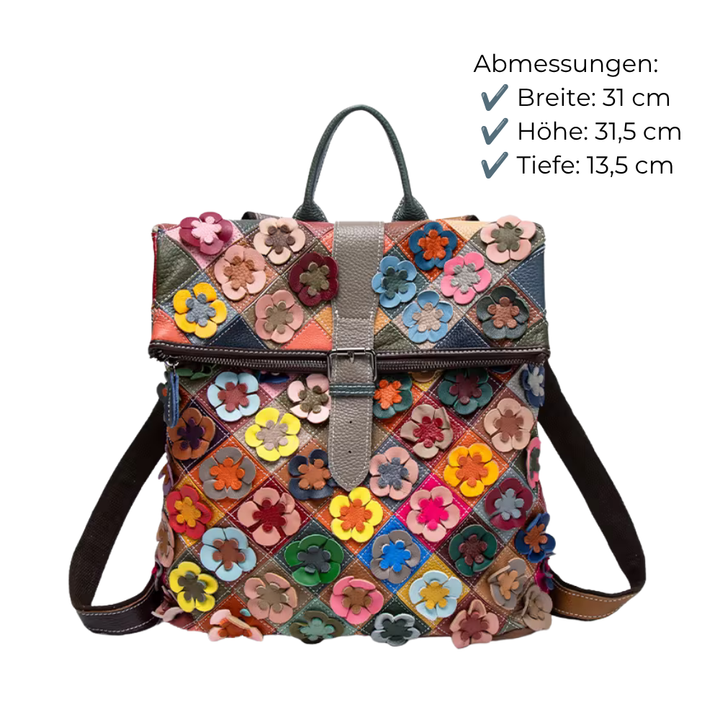 Fleur™ – Luxuriöser Echtleder Rucksack.