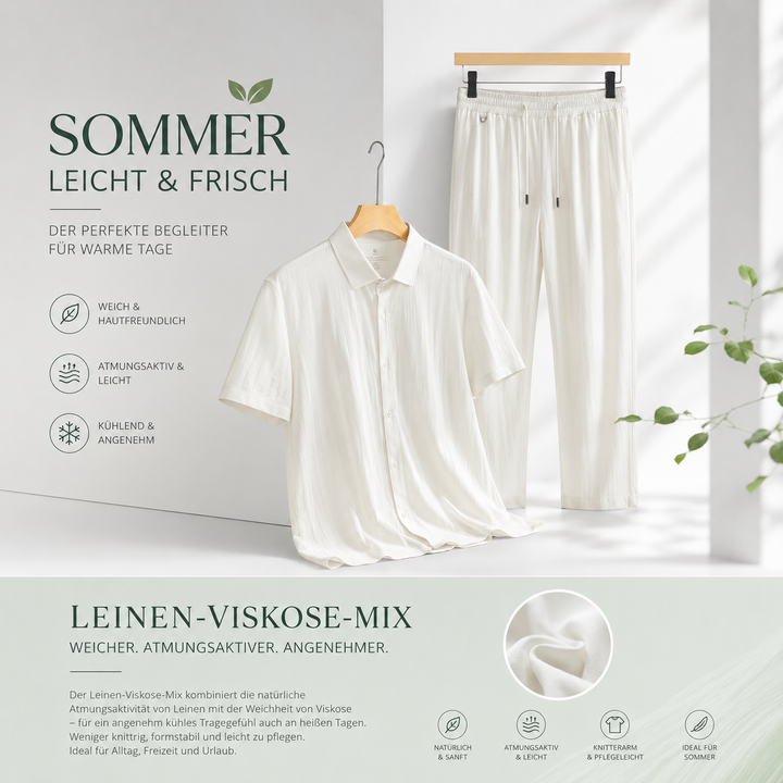 Roman™ | Premium Ice Silk-Baumwolle Sommer-Set