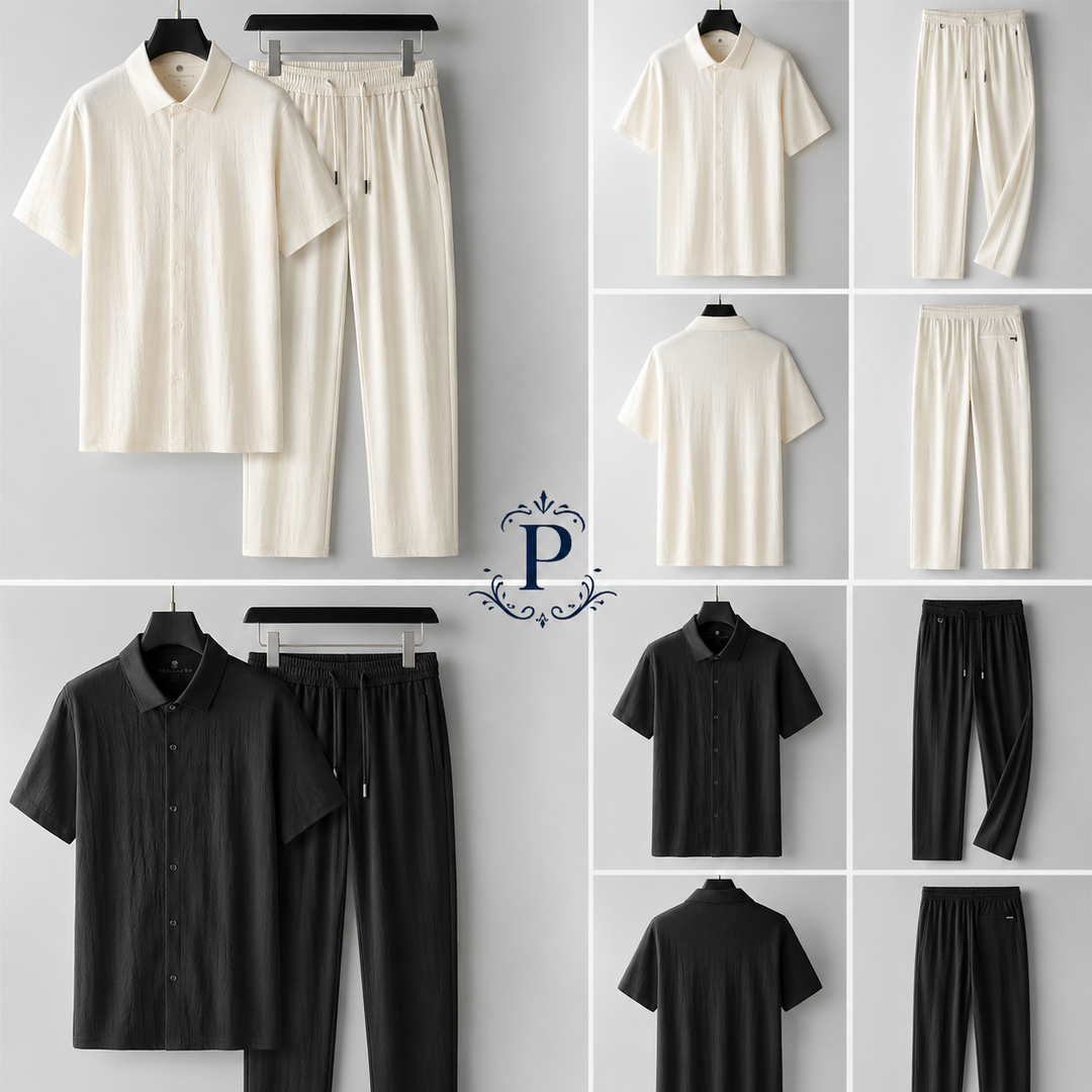 Roman™ | Premium Ice Silk-Baumwolle Sommer-Set