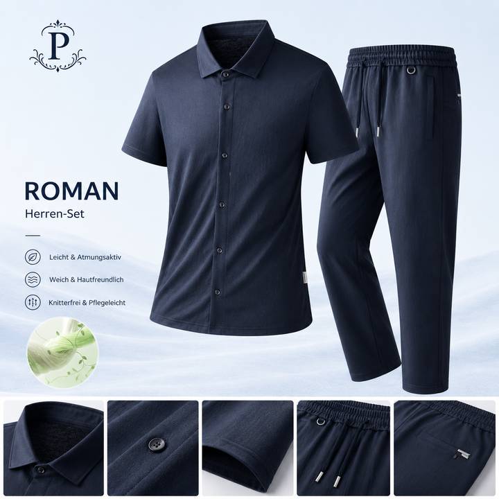Roman™ | Premium Ice Silk-Baumwolle Sommer-Set