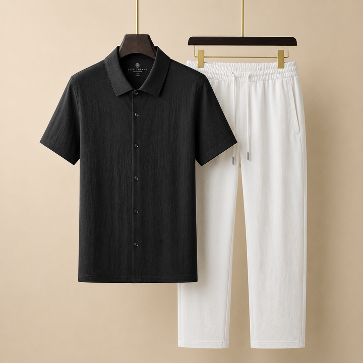 Roman™ | Premium Ice Silk-Baumwolle Sommer-Set