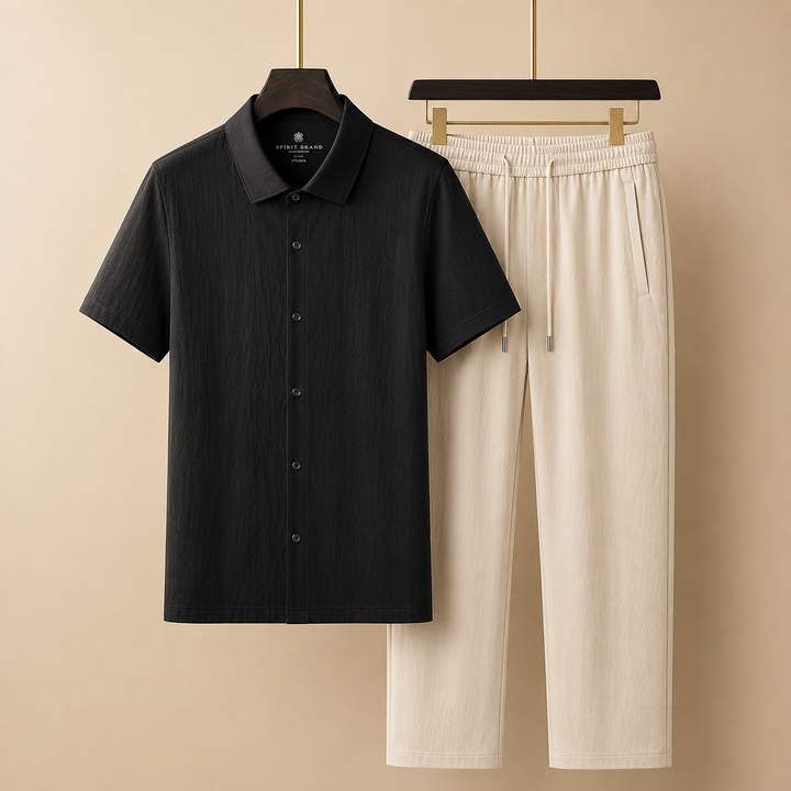 Roman™ | Premium Ice Silk-Baumwolle Sommer-Set