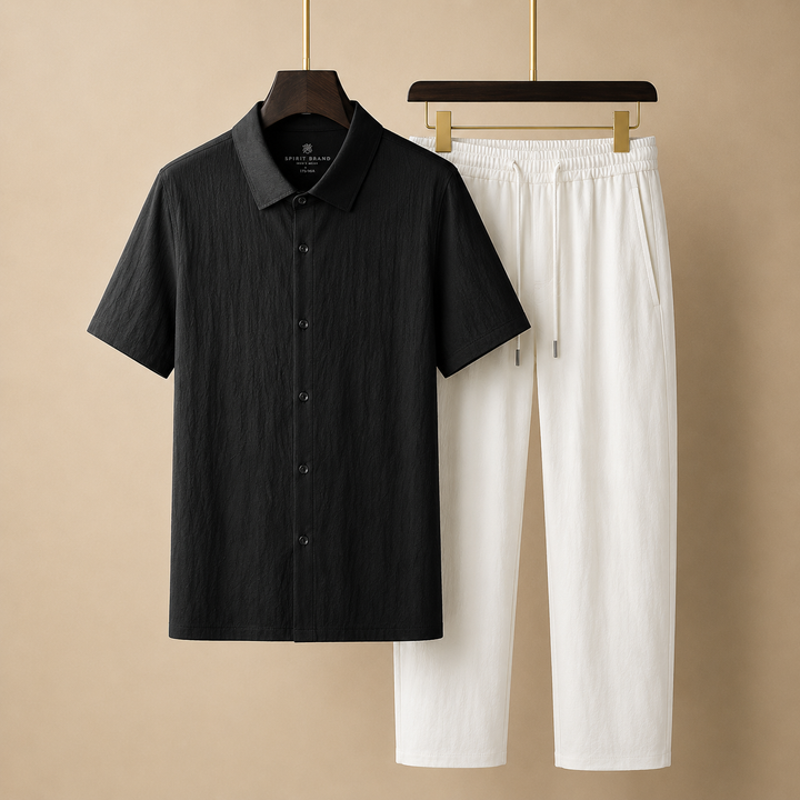 Roman™ | Premium Ice Silk-Baumwolle Sommer-Set