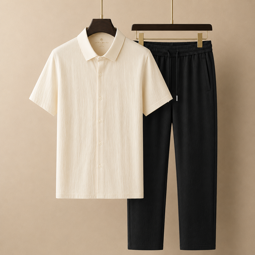 Roman™ | Premium Ice Silk-Baumwolle Sommer-Set