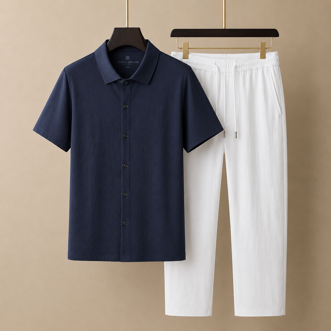 Roman™ | Premium Ice Silk-Baumwolle Sommer-Set