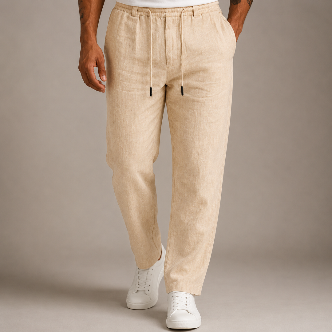 Robert™ | Elegante Leinen Hose