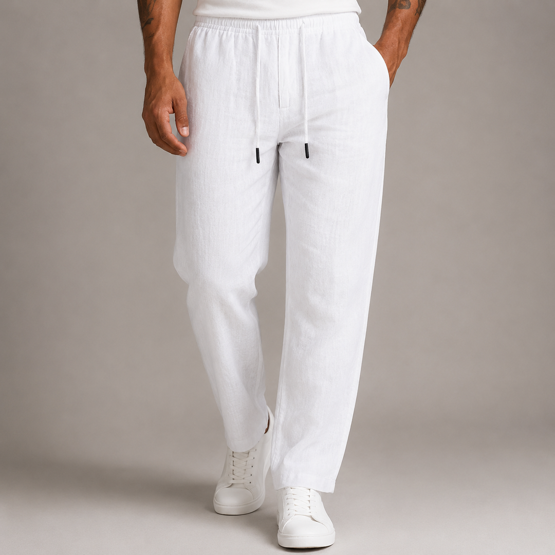 Robert™ | Elegante Leinen Hose