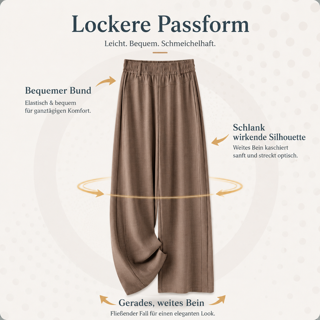 Charis™ | Weite Leinenhose