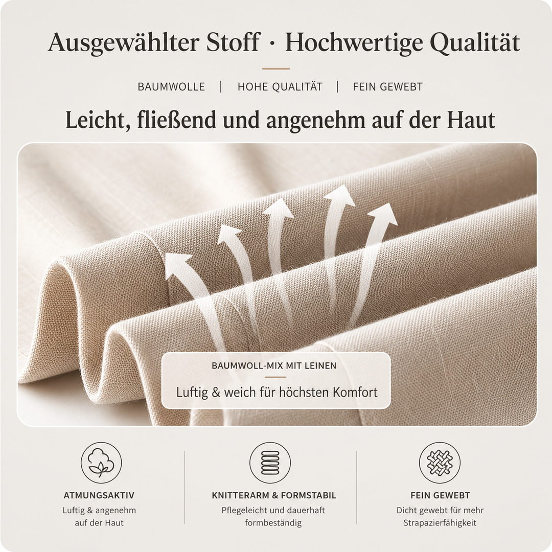 Charis™ | Weite Leinenhose