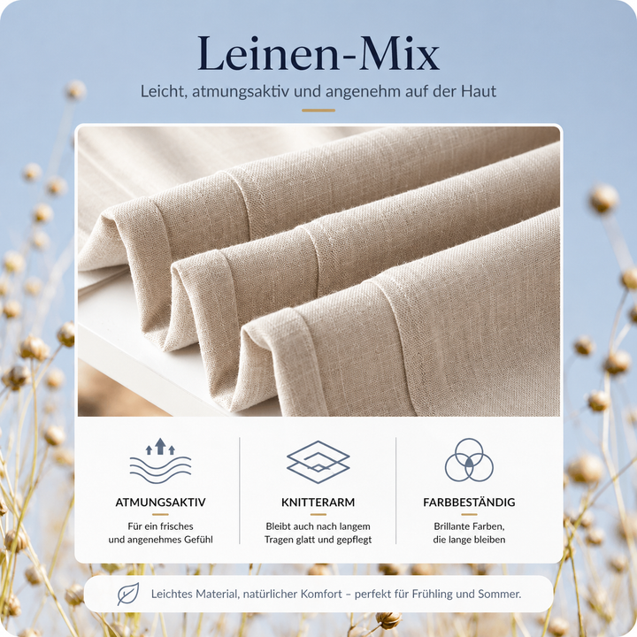 Charis™ | Weite Leinenhose