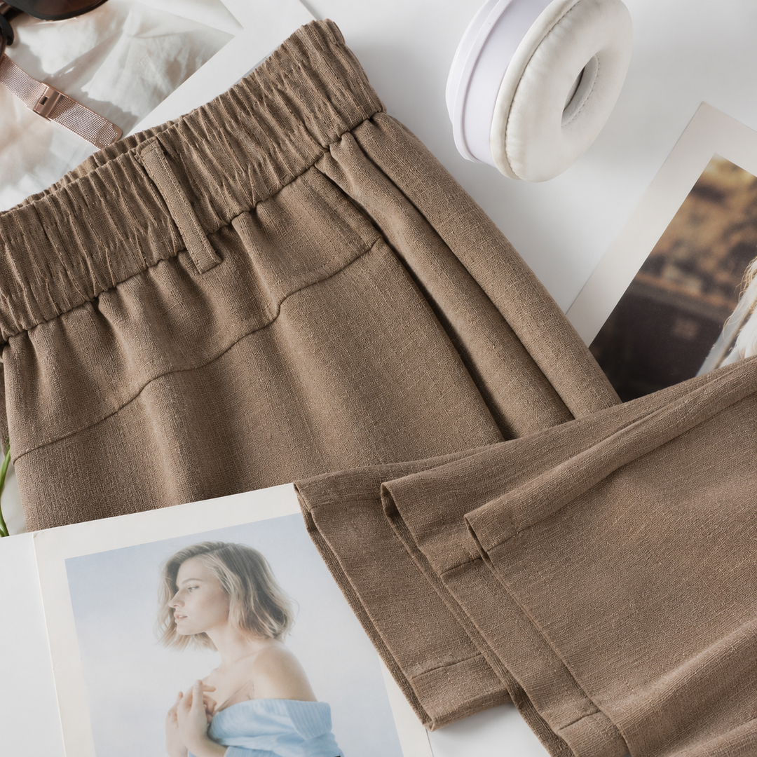 Charis™ | Weite Leinenhose