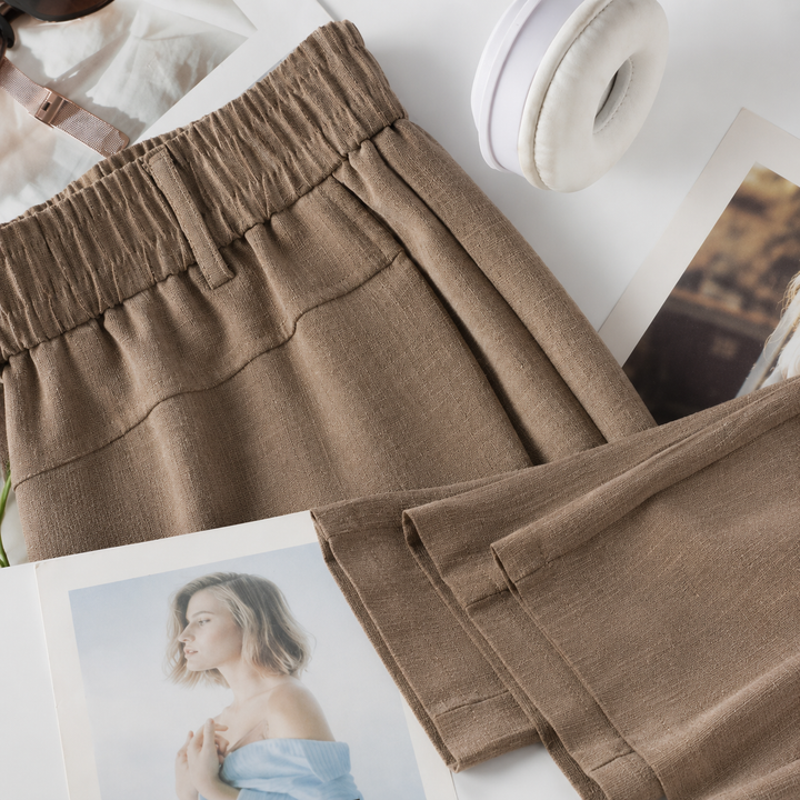 Charis™ | Weite Leinenhose