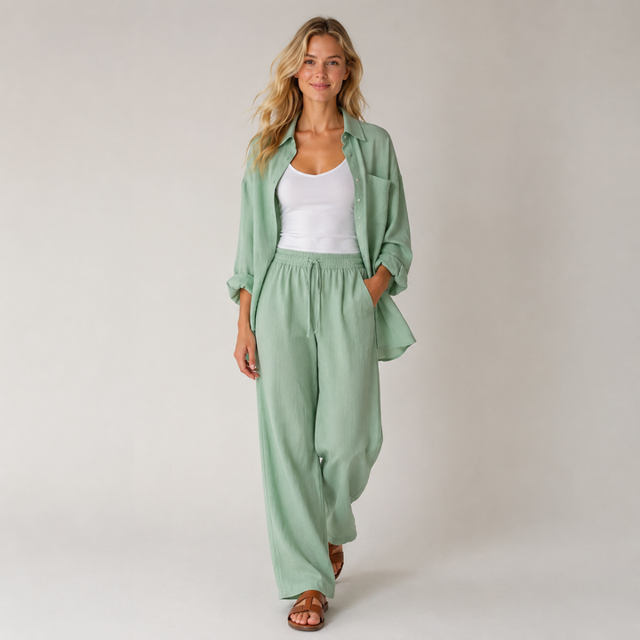Lisa™ | Luftiges Leinen-Set