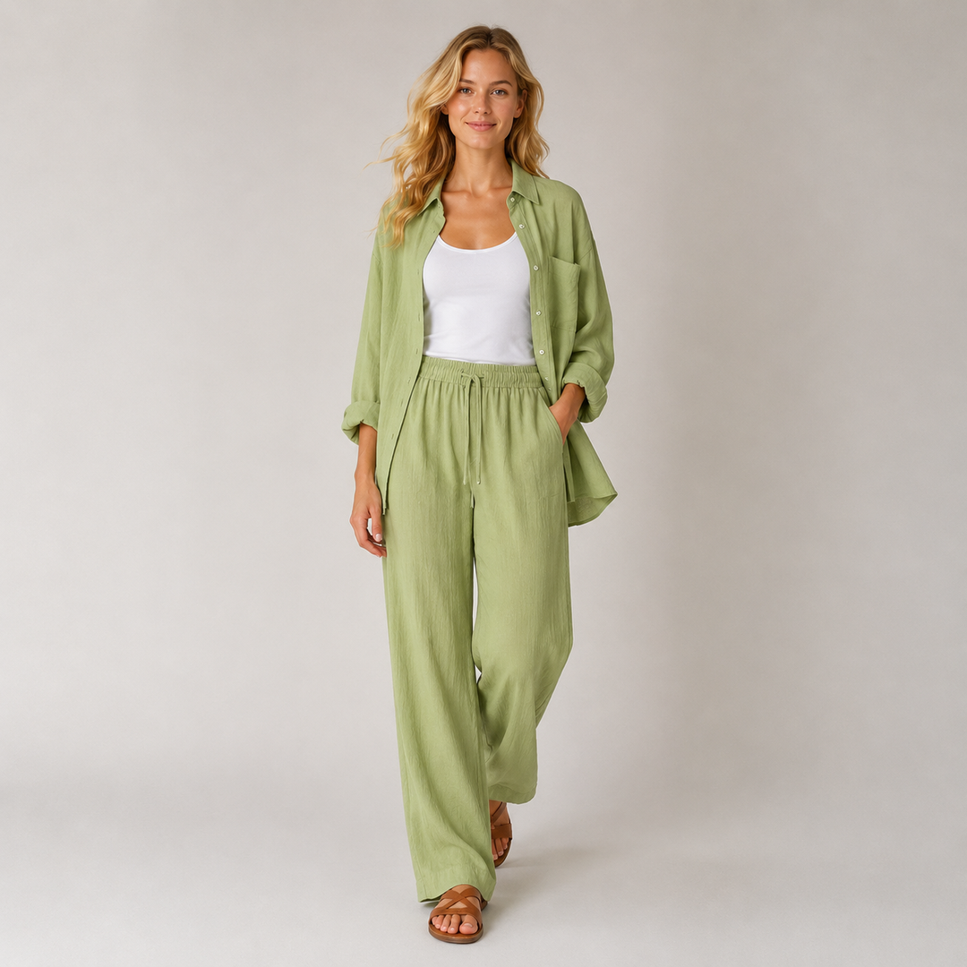 Lisa™ | Luftiges Leinen-Set